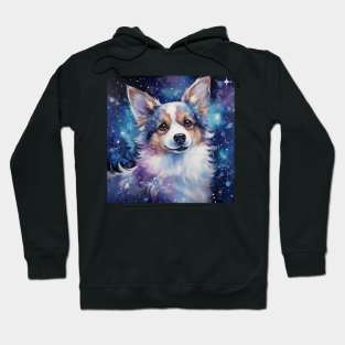 Happy Corgi Painting Hoodie